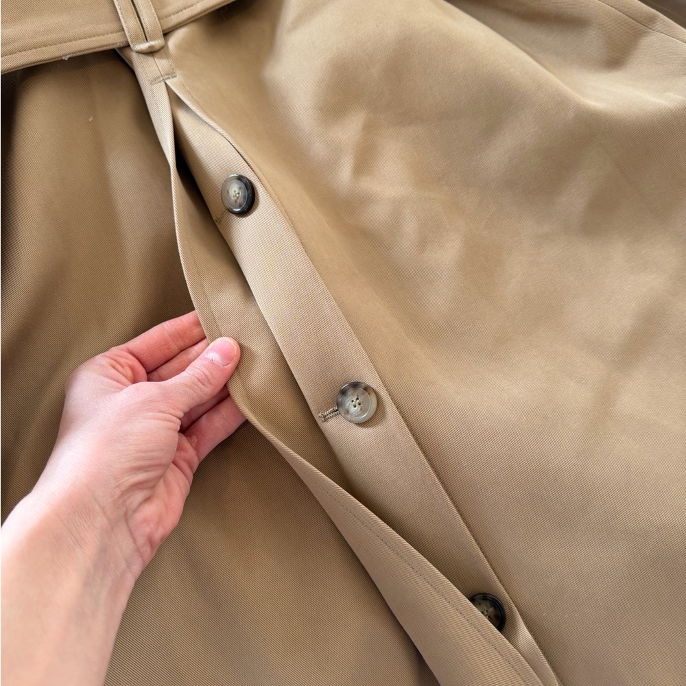 Sezane Women's Tan Trench Coat - Picture 5 of 6